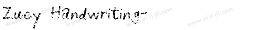 Zuey Handwriting字体转换